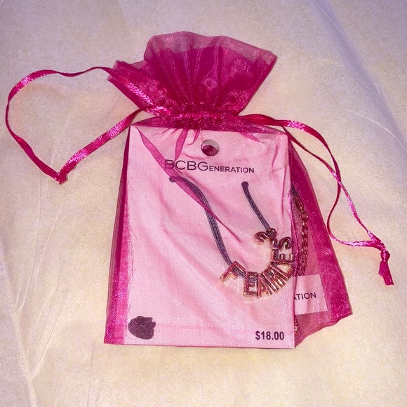 BCBGeneration "FEARLESS" Mini Cord Necklace NWT - Picture 5 of 5